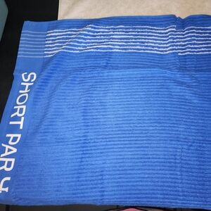Blue Striped Beach Towel